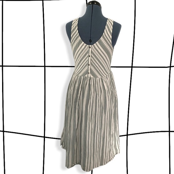True craft stripe dress sz m - Picture 2 of 8
